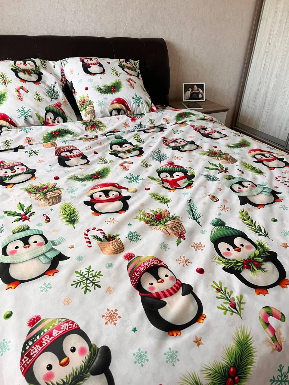 Комплект постельного белья новогодний Gold Lux двуспальный бязь 180х220 см (29739546)