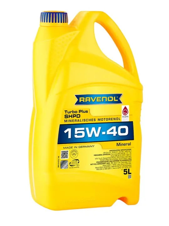 Моторное масло RAVENOL Turbo Plus SHPD 15W-40 5 л (1123115005)