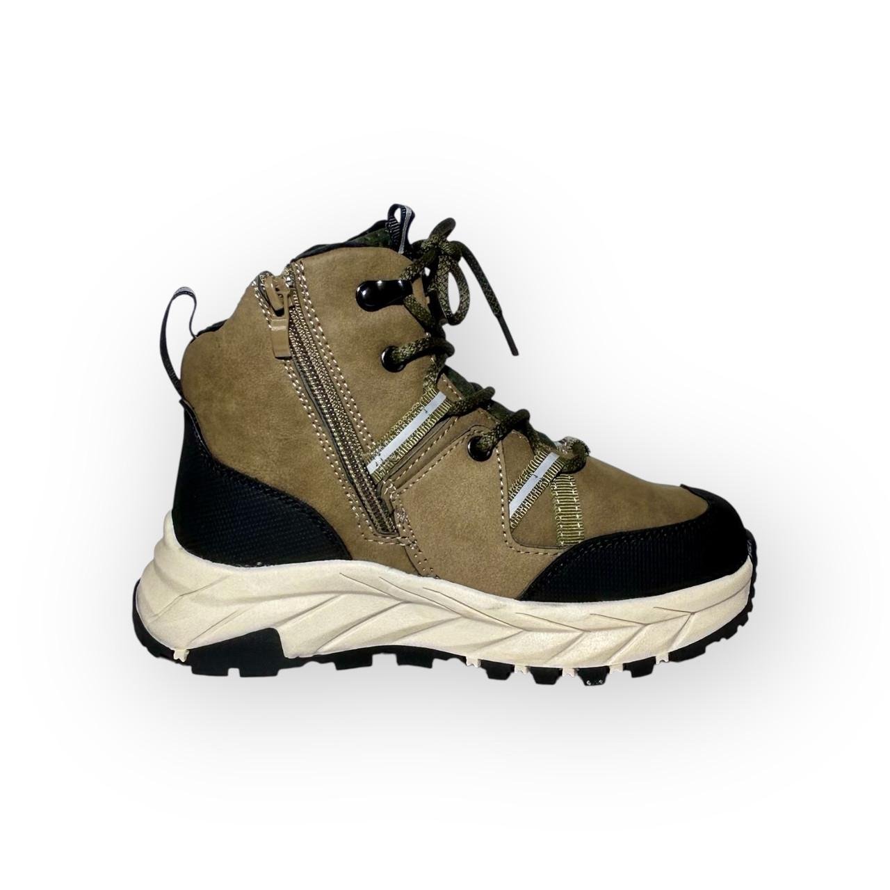 Черевики дитячі зимові Clibee для хлопчика р. 37/23,5 см Хакі (ТС-9) - фото 4