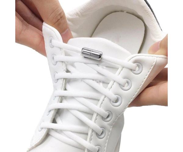 Шнурки еластичні з фіксаторами без зав'язок 90 см Темно-синій - фото 2 Шнурки еластичні з фіксаторами без зав'язок 90 см Темно-синій - фото 2