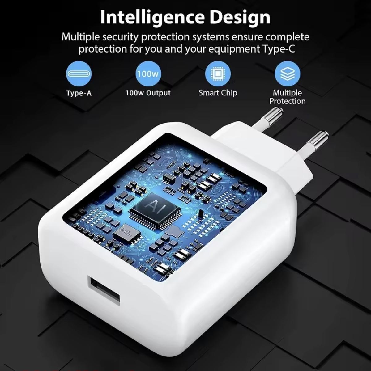 Зарядное устройство сетевое Realme SuperVOOC 100W OEM с кабелем 1 м (30773253) - фото 8 Зарядное устройство сетевое Realme SuperVOOC 100W OEM с кабелем 1 м (30773253) - фото 8