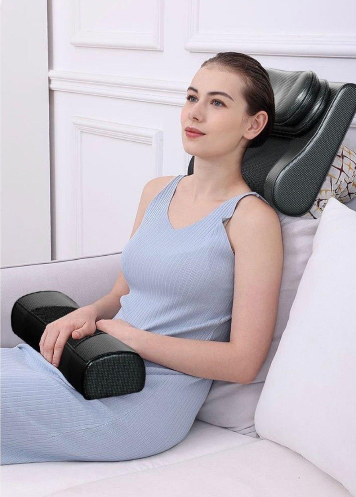 Подушка масажна Faercon F1-40 для спини та шиї роликовий масаж та підігрів - фото 10 Подушка масажна Faercon F1-40 для спини та шиї роликовий масаж та підігрів - фото 10