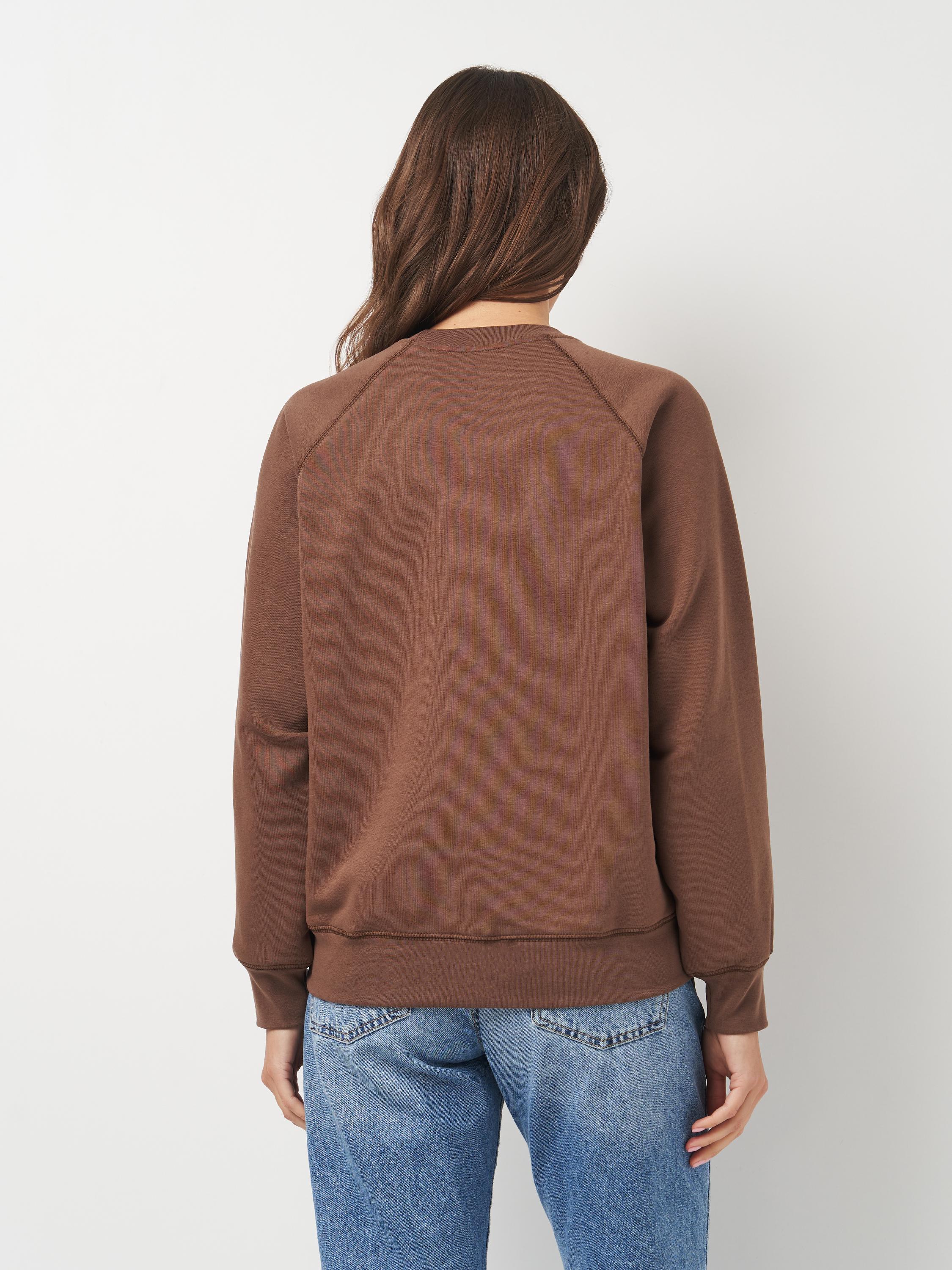 Світшот-реглан жіночий укорочений ROZA 231111 M Шоколадний (4824005707254) - фото 2 Світшот-реглан жіночий укорочений ROZA 231111 M Шоколадний (4824005707254) - фото 2