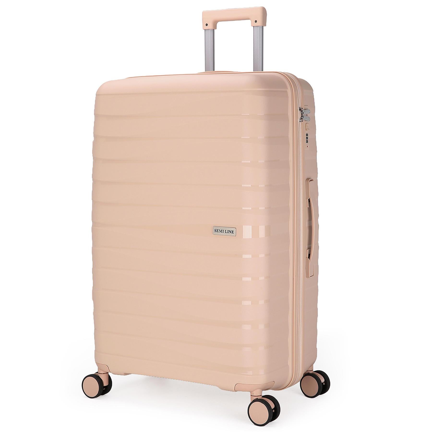 Чемодан средний SEMI LINE 24" Polypropylene M Beige (T5795-2)