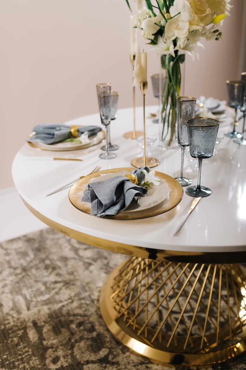 Підсвічники святкові Remy-Decor Гамлет металеві 3 шт. 23/28/33 см Золотий - фото 6 Підсвічники святкові Remy-Decor Гамлет металеві 3 шт. 23/28/33 см Золотий - фото 6