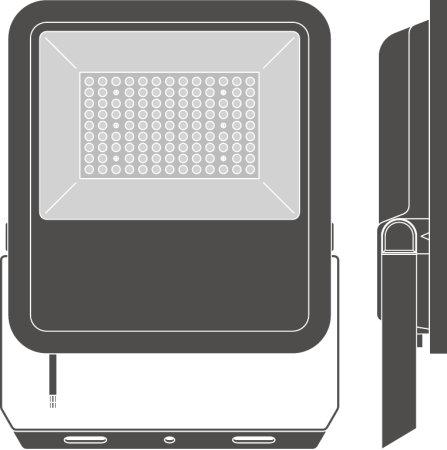Прожектор LED Ledvance FL AREA ASYM 72W 220V 10000lm 4000K IP65 381x290x59 мм (4058075539747) - фото 5
