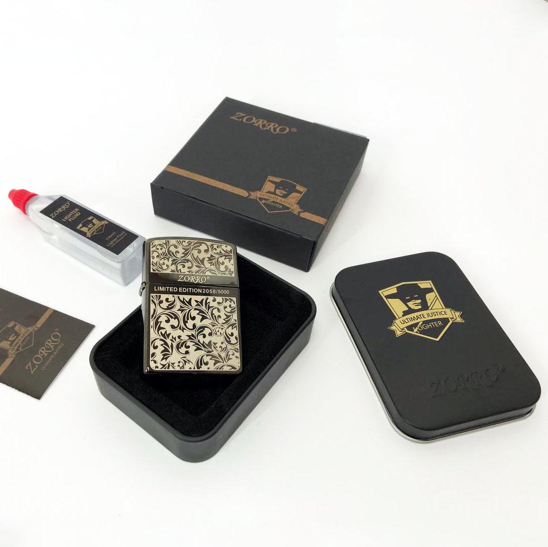 Набор для зажигалки бензиновая Zorro HL-299 Серый (310888) - фото 5 Набор для зажигалки бензиновая Zorro HL-299 Серый (310888) - фото 5