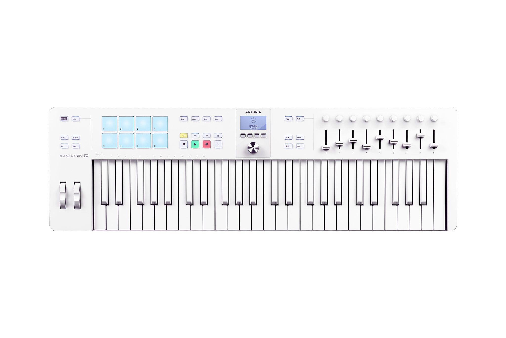 MIDI-клавіатура Arturia KeyLab Essential 49 mk3 Alpine White Special Edition (66458)