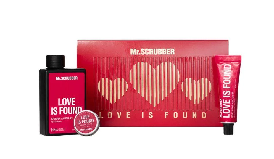 Подарунковий набір косметики для жінок Mr.Scrubber Love is found 3 продукти (13356538) Подарунковий набір косметики для жінок Mr.Scrubber Love is found 3 продукти (13356538)