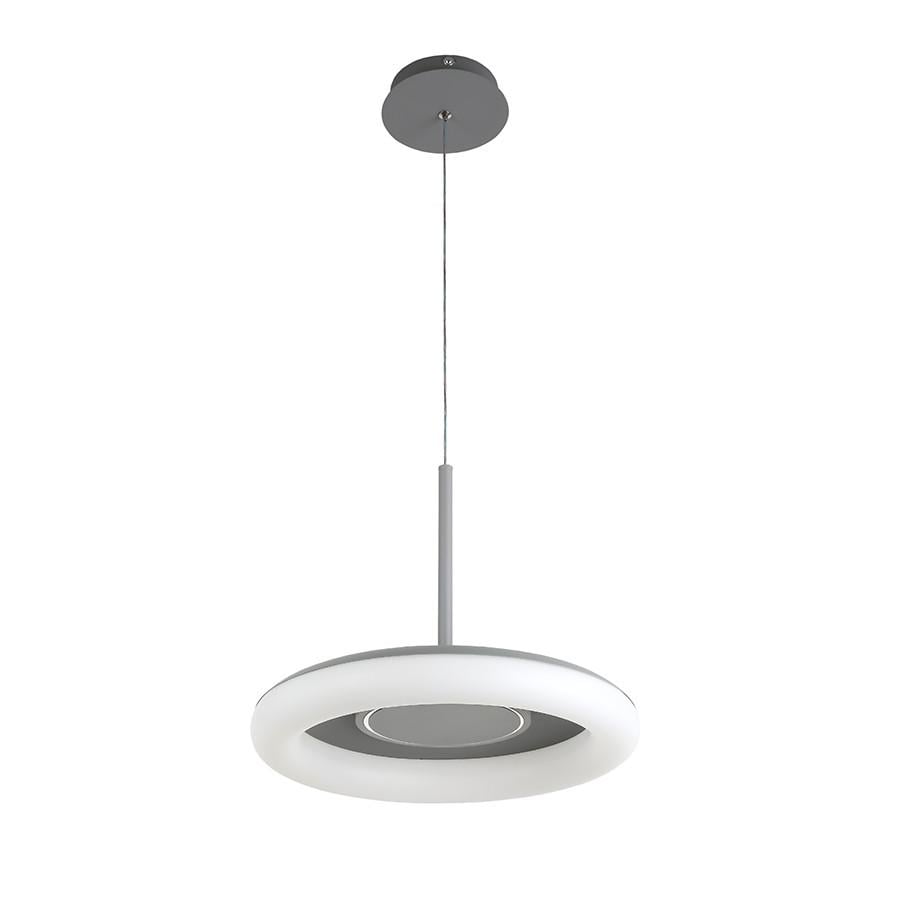 Люстра подвесная светодиодная Levistella 797MD6006 400 DGY Лофт с круглым плафоном Серый (2691309170)