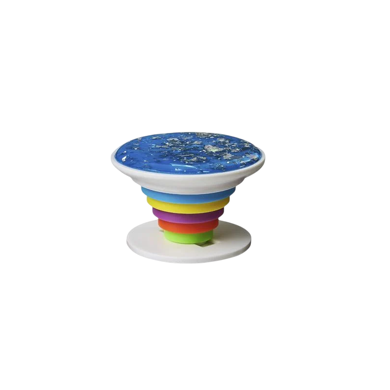 Тримач для смартфона Luxe Cube 3D 39,7 мм Синій (626442)