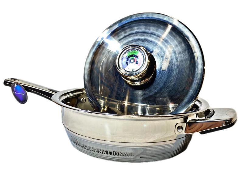 Каструля з нержавіючої сталі ZP International ZP-105 з кришкою 24,0 × 7,0 см 3,2 л (1820946547)