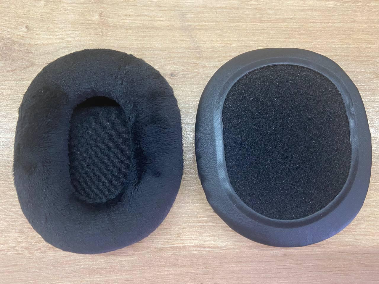 Амбушюри велюрові універсальні для навушників овальні 10х8 см Чорний (30502160) - фото 5 Амбушюри велюрові універсальні для навушників овальні 10х8 см Чорний (30502160) - фото 5