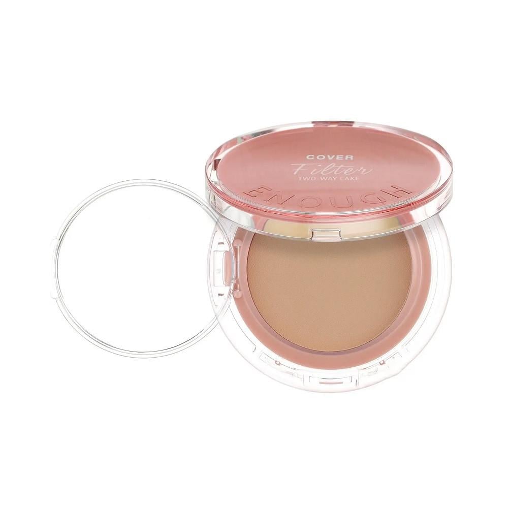Пудра матувальна компактна ENOUGH Cover Filter Two Way Cake SPF28 PA++ №23 12 г/запасний блок 12 г (2938454715)