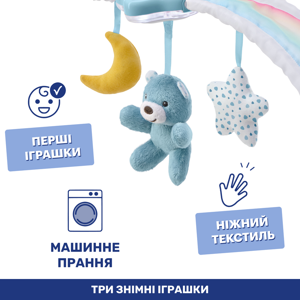 Панель музыкальная Chicco Радужное сияние игровая Голубой (143231) - фото 3