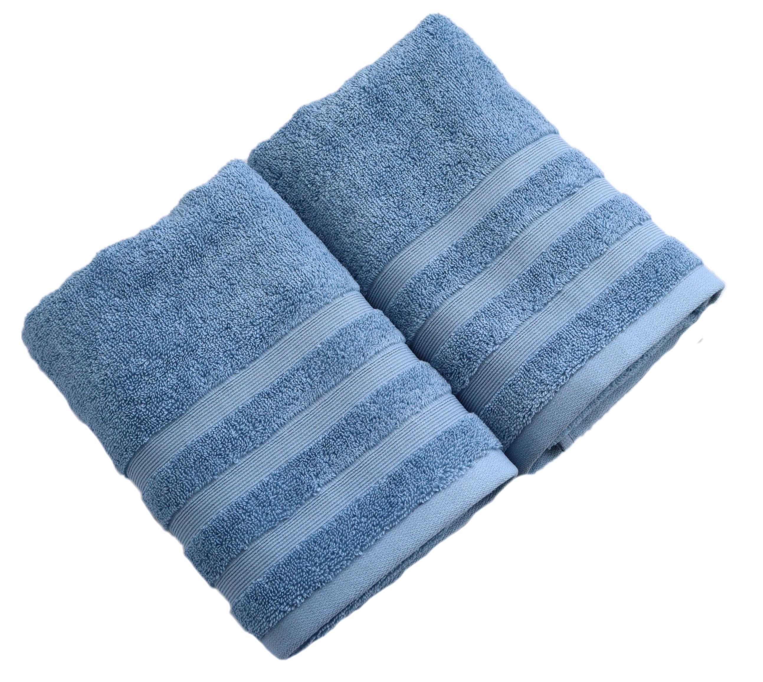 Набор полотенец Maisonette Velora 550 г/м2 50х90 см 2 шт. Голубой