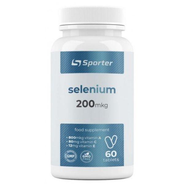 Селен с витаминами АСЕ Sporter Selenium 200mcg vit. ACE 60 таблеток