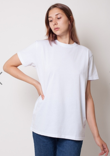 Футболка женская GBI Стандарт хлопковая M Белый (12549)