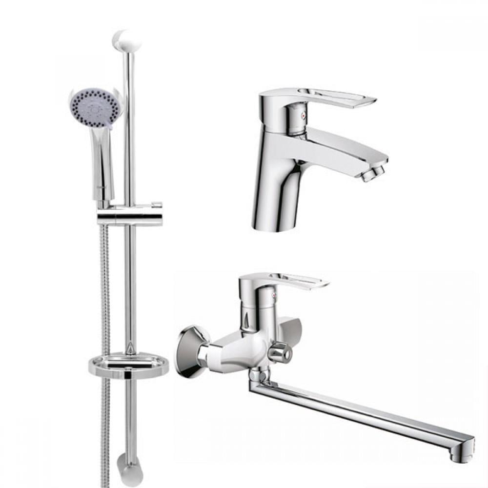 Набор смесителей Haiba Hansberg.SET 3. 001 006 стойка (132501) Набор смесителей Haiba Hansberg.SET 3. 001 006 стойка (132501)