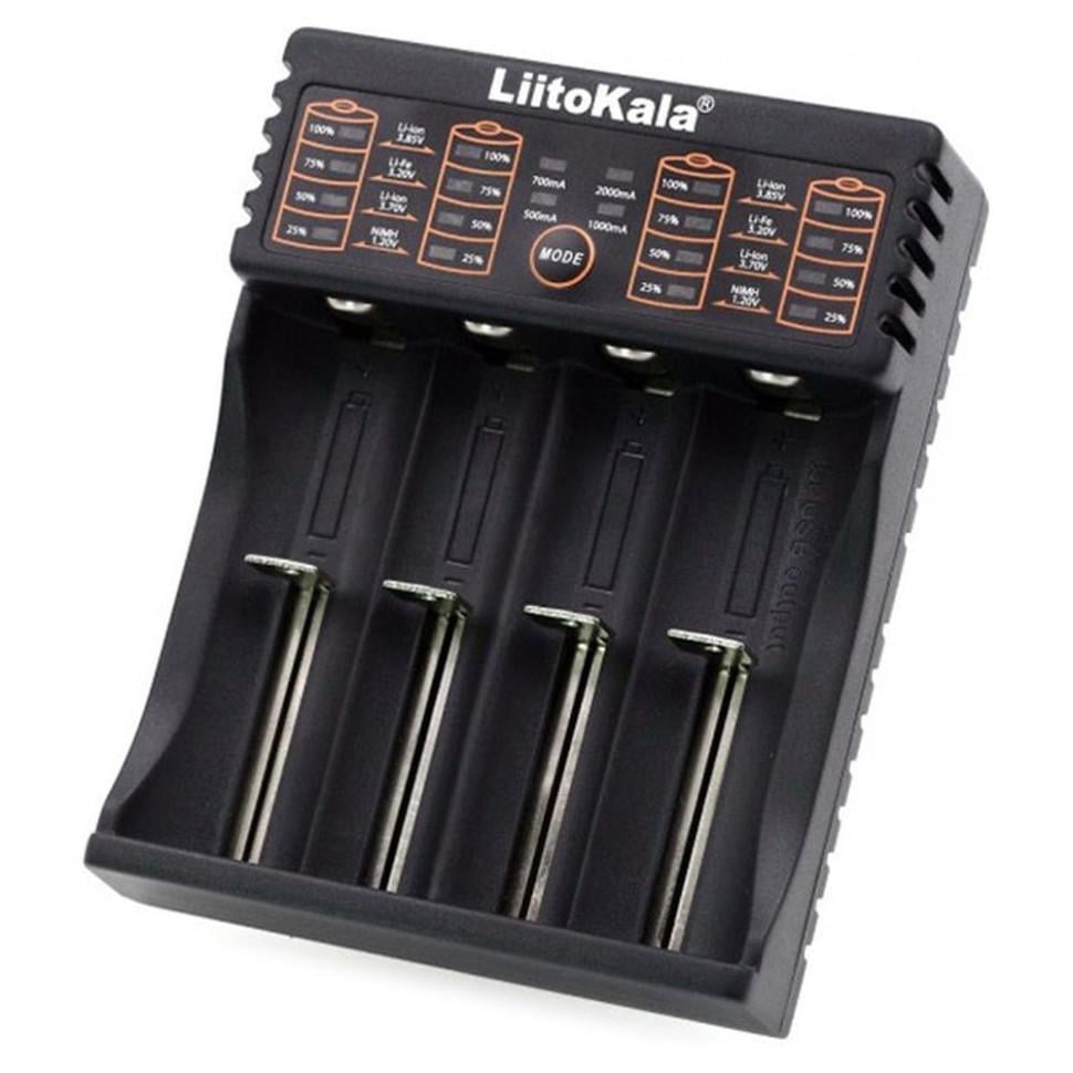 Зарядний пристрій Liitokala Lii-402 Ni-Mh/Li-ion/Li-Fe/LiFePO4 USB Powerbank LED Box