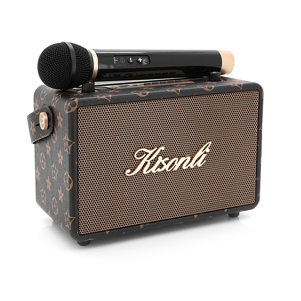 Портативная колонка Kisonli G100 Bluetooth 5.0 2х10W 1800 mAh AUX USB TF (31286)