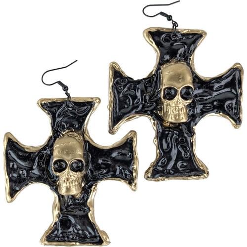 Серьги Изида Seta Decor (24-662BLK-GL)