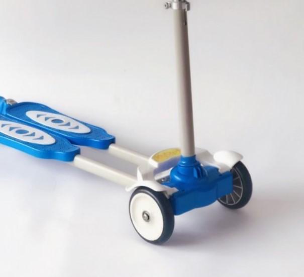 Самокат трай детский 4 колеса Scooter New 25-1 Синий - фото 4 Самокат трай детский 4 колеса Scooter New 25-1 Синий - фото 4