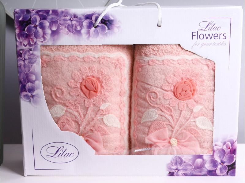 Набор махровых полотенец Lilac 2 шт. Розовый (DR009024) Набор махровых полотенец Lilac 2 шт. Розовый (DR009024)