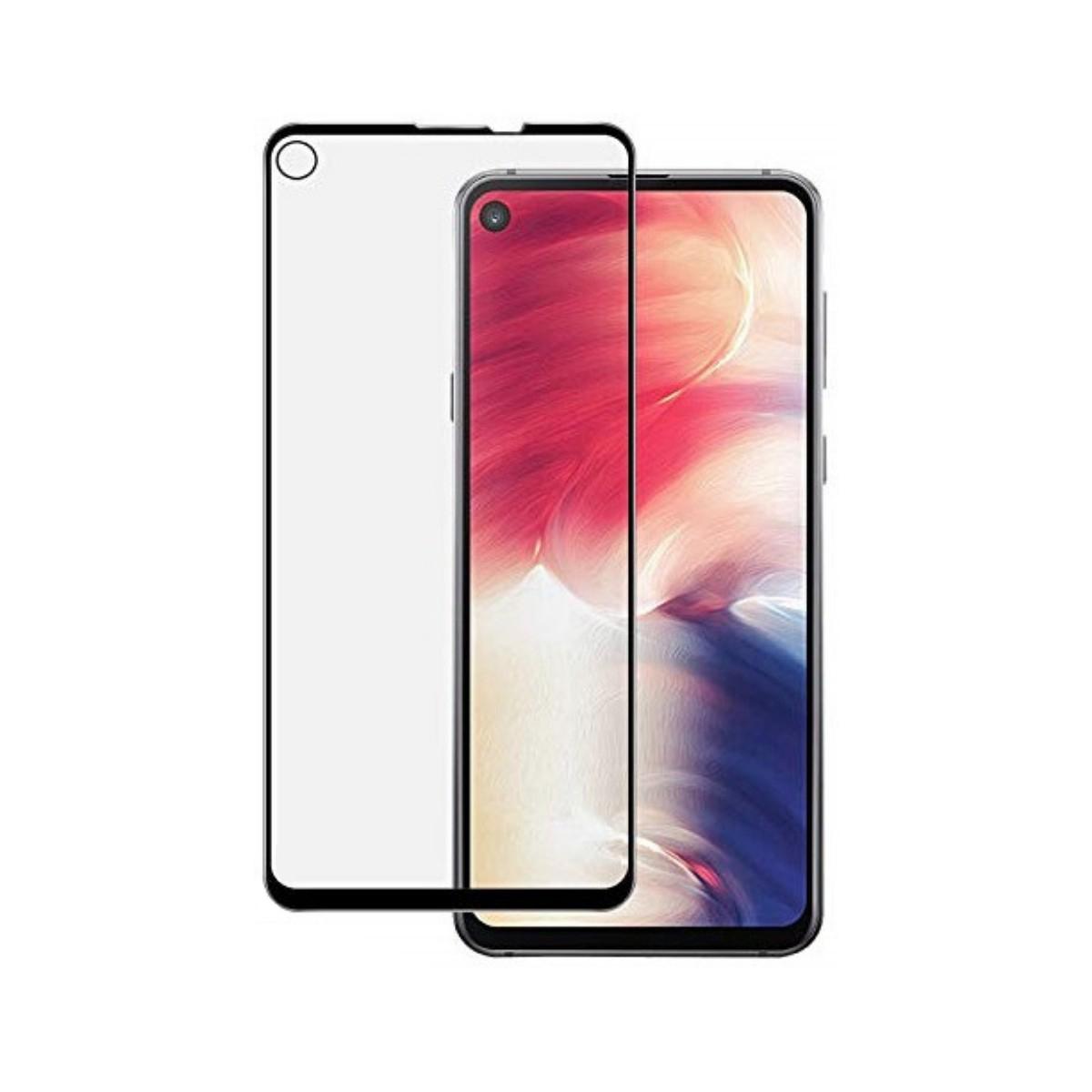 Защитное стекло Glass Full Glue для Samsung A8S 2018 Black (325)