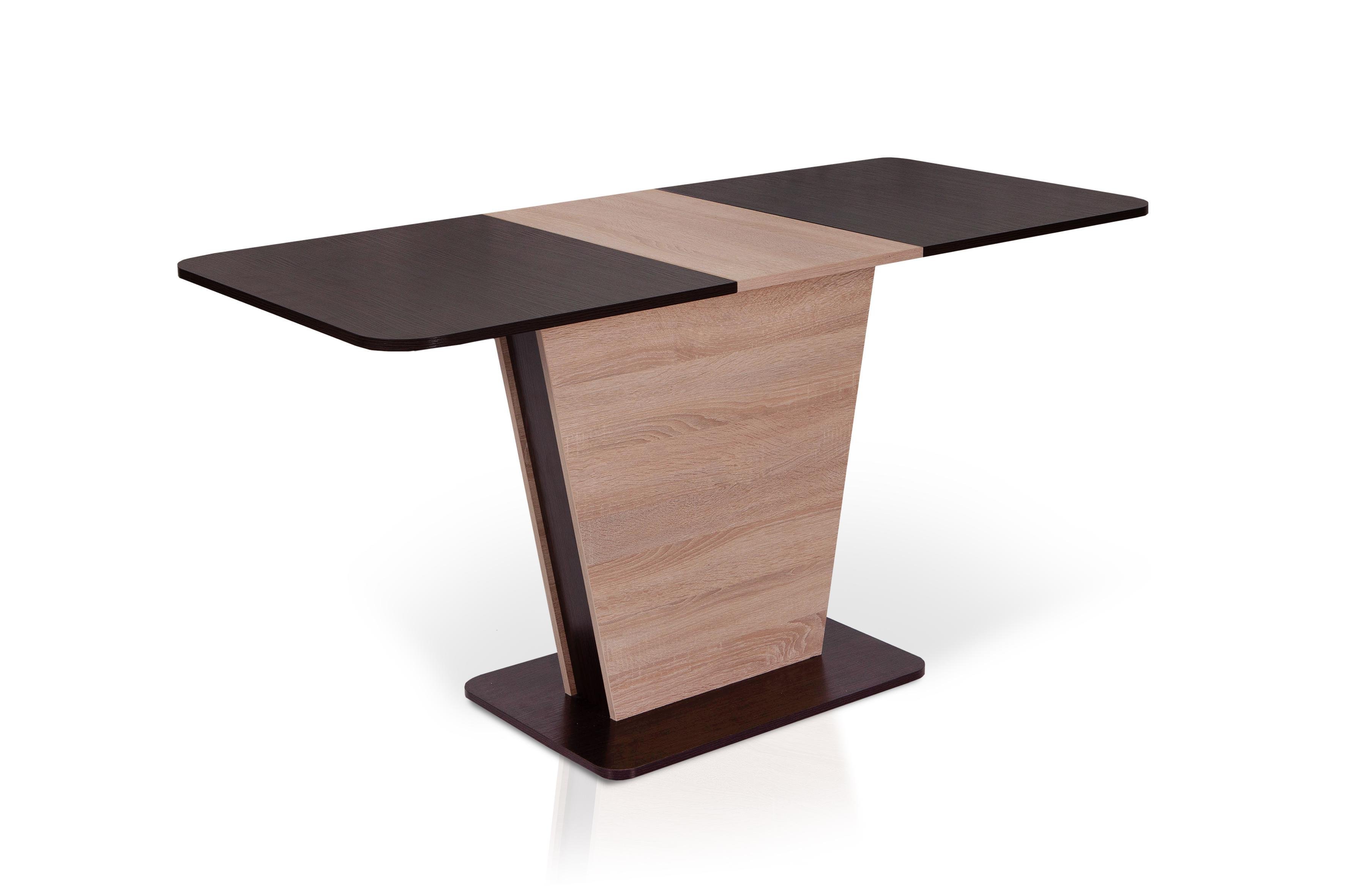 Обеденный стол Флеш Спарк 1100/1450х680х760 мм Венге/Сонома (GAА0051387)