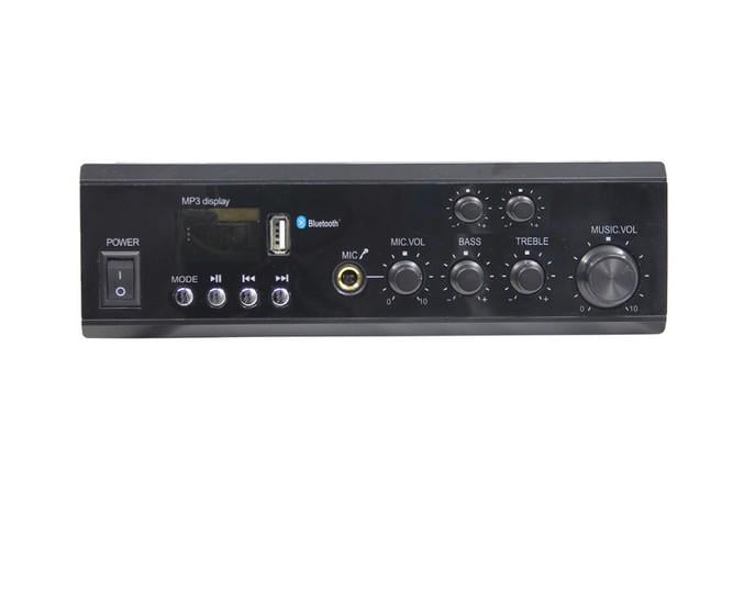 Підсилювач двозонний 2 ZONE60 MP3/FM/BT REMOTE 2 ZONE60 MP3/FM/BT REMOTE трансляційний цифровий Підсилювач двозонний 2 ZONE60 MP3/FM/BT REMOTE 2 ZONE60 MP3/FM/BT REMOTE трансляційний цифровий