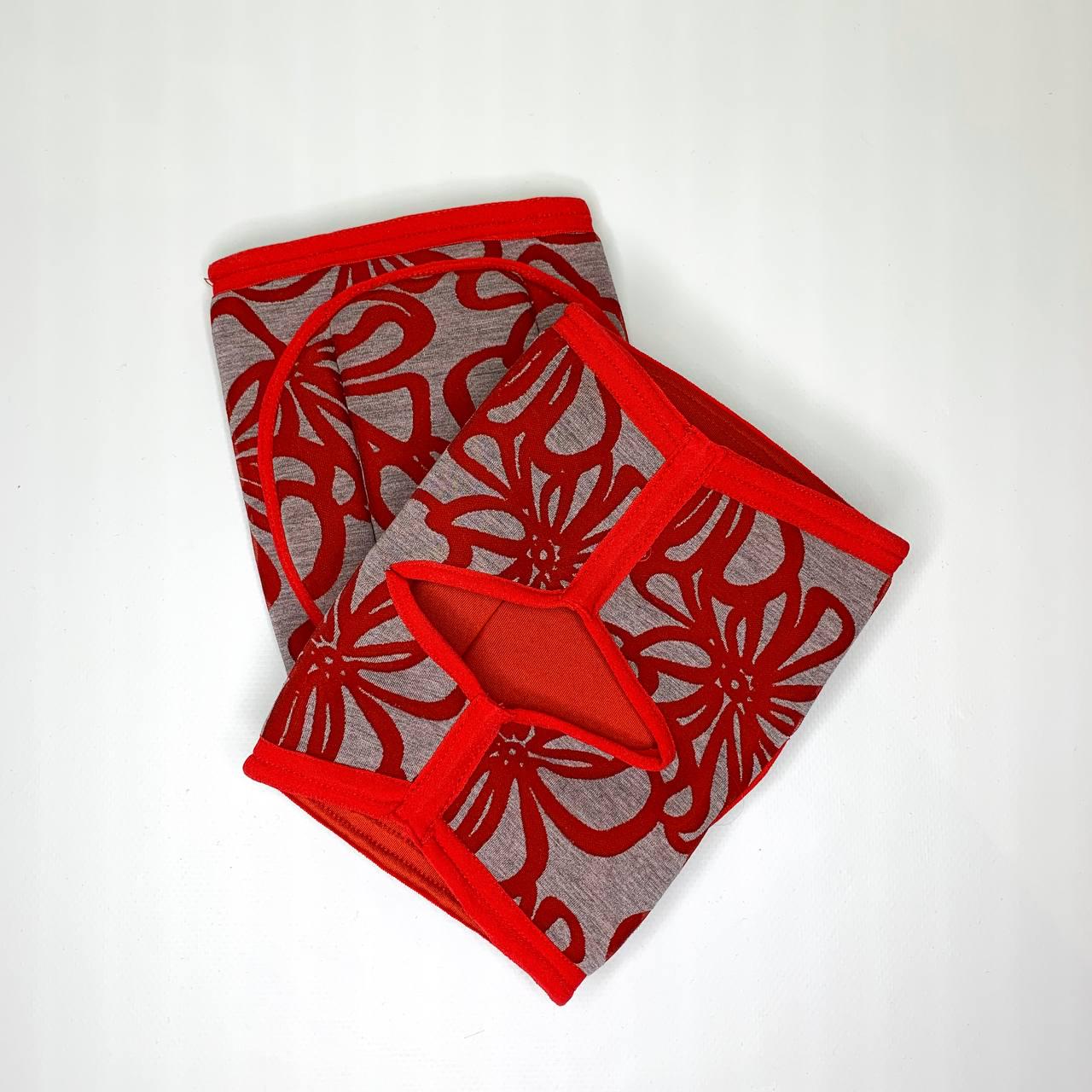 Наколенники для танцев и фитнесса Красно-серый - фото 2 Наколенники для танцев и фитнесса Красно-серый - фото 2