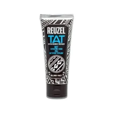 Очисник для татуювань, Reuzel Buff Exfoliating Wash м’яке відлущування яскравість кольору та догляд за шкірою 100 мл Очисник для татуювань, Reuzel Buff Exfoliating Wash м’яке відлущування яскравість кольору та догляд за шкірою 100 мл