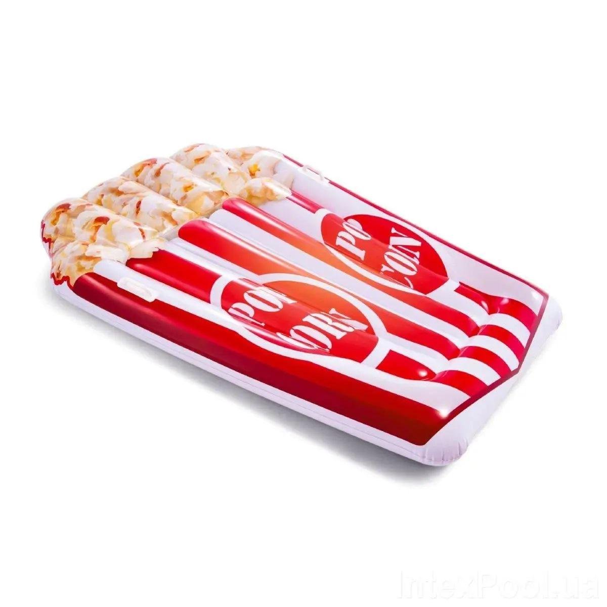 Надувний матрац Inteх 58779 Попкорн від 6 років 178х124 см (15360153)