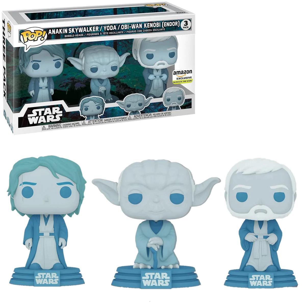 Фігурка Funko Pop Star Wars Exclusive 10 см (SW AS Y OWK 3 pack) - фото 3