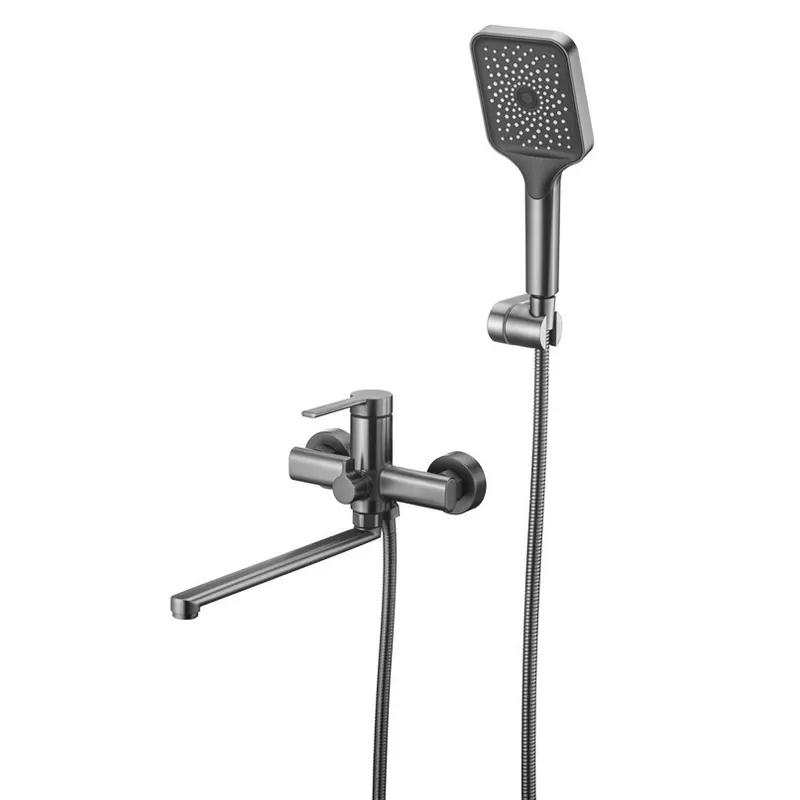 Змішувач для ванни MIXXUS Lord 006 Euro Graphite (MI7142)