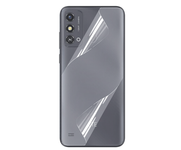 Пленка противоударная гидрогелевая Hydrogel Film для ZTE Blade A53 на заднюю панель Transparent