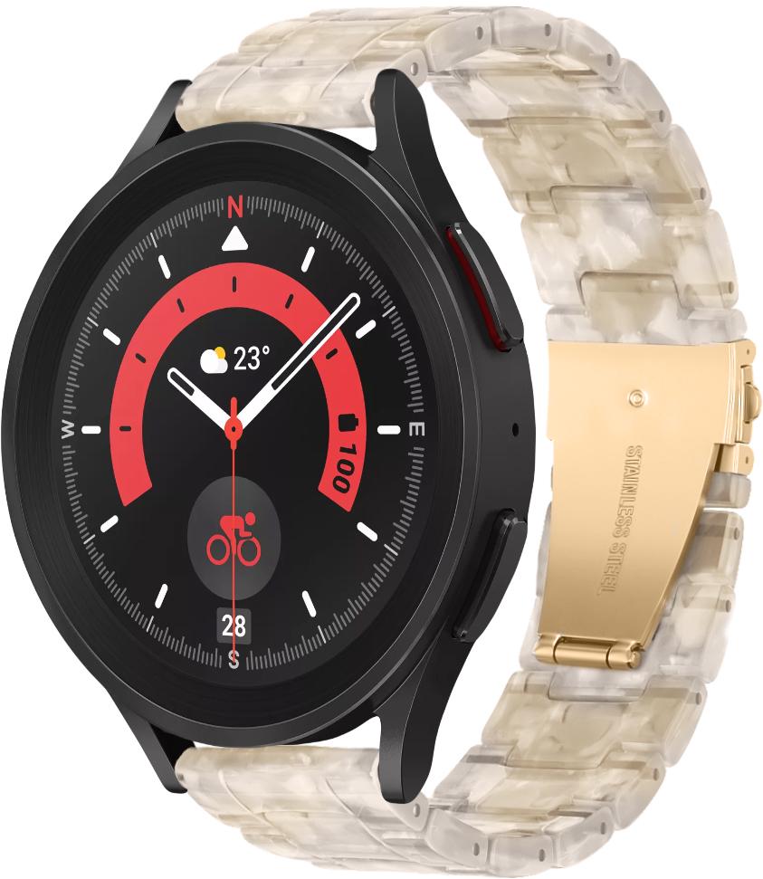 Ремешок из Cмолы Resin для Galaxy Watch 5 Pro Cream (29675-6E)