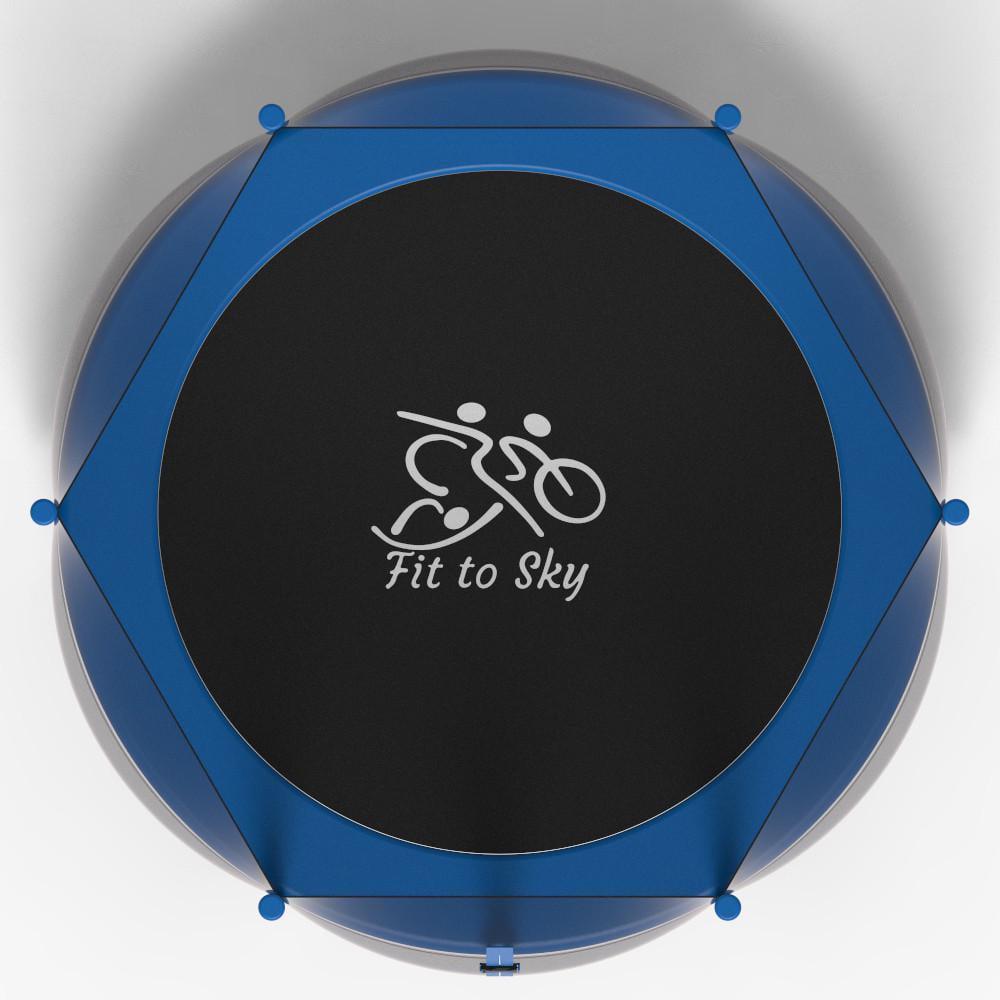 Батут FitToSky з сіткою 140 см Синій (10102) - фото 2 Батут FitToSky з сіткою 140 см Синій (10102) - фото 2