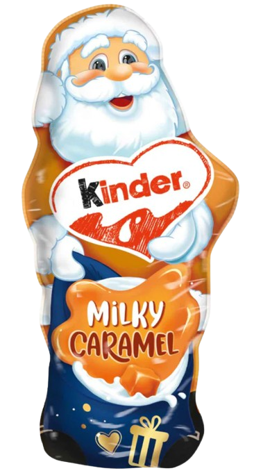 Шоколадний Санта Клаус Ferrero Kinder Chocolate Santa Claus Milky Caramel 110 г (2422169433)