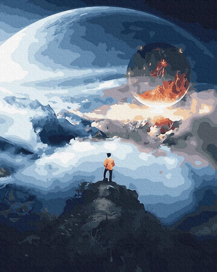 Картина по номерам Brushme GX31970 Космический путешественник 40х50 см (1376368013)