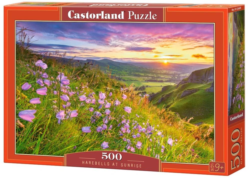 Пазл Castorland Колокольчики на рассвете 500 дет.