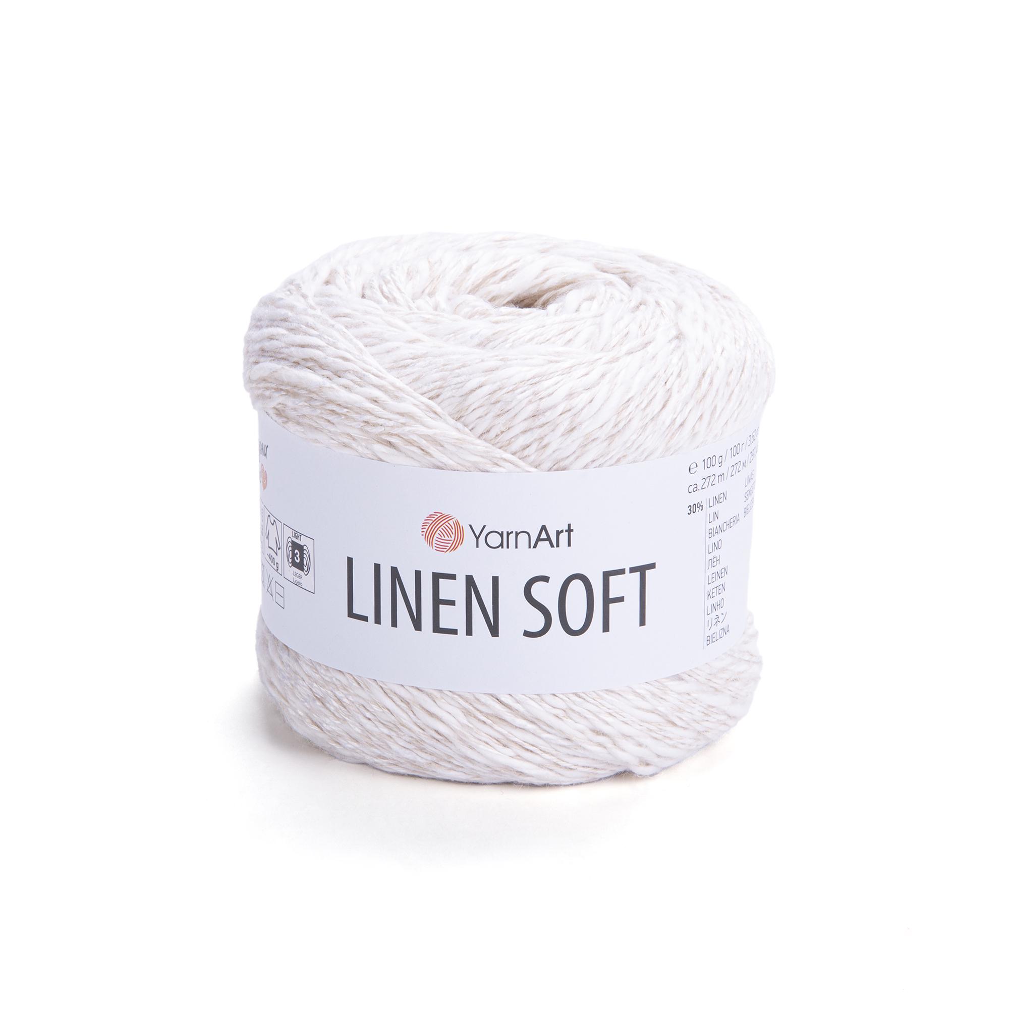 Пряжа YarnArt Linen Soft 7301