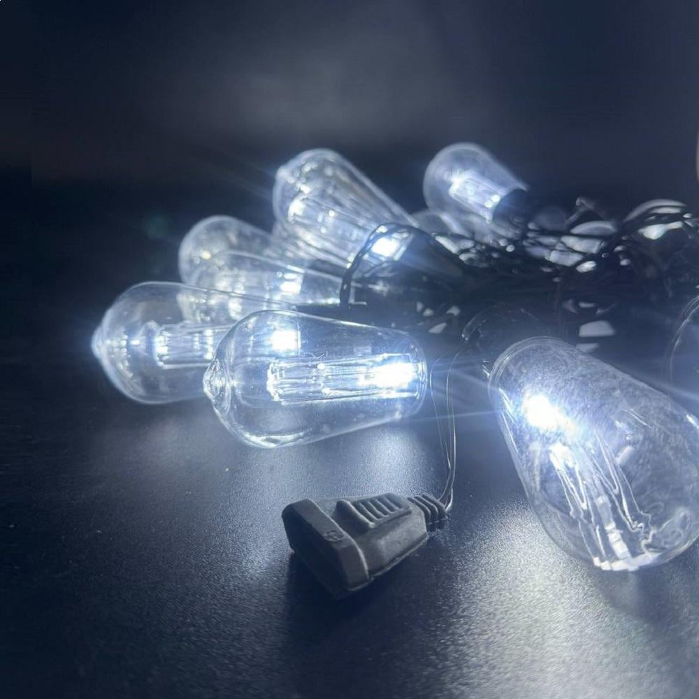 Гірлянда світлодіодна зовнішня Stenson R96325 Лампочки вінтаж 5 м Гірлянда світлодіодна зовнішня Stenson R96325 Лампочки вінтаж 5 м