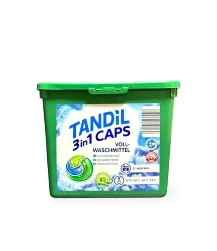 Капсули для прання Tandil 3в1 для білого 22 шт.