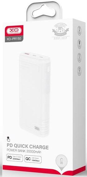 Повербанк Xo PR150 20000 mAh White - фото 2 Повербанк Xo PR150 20000 mAh White - фото 2