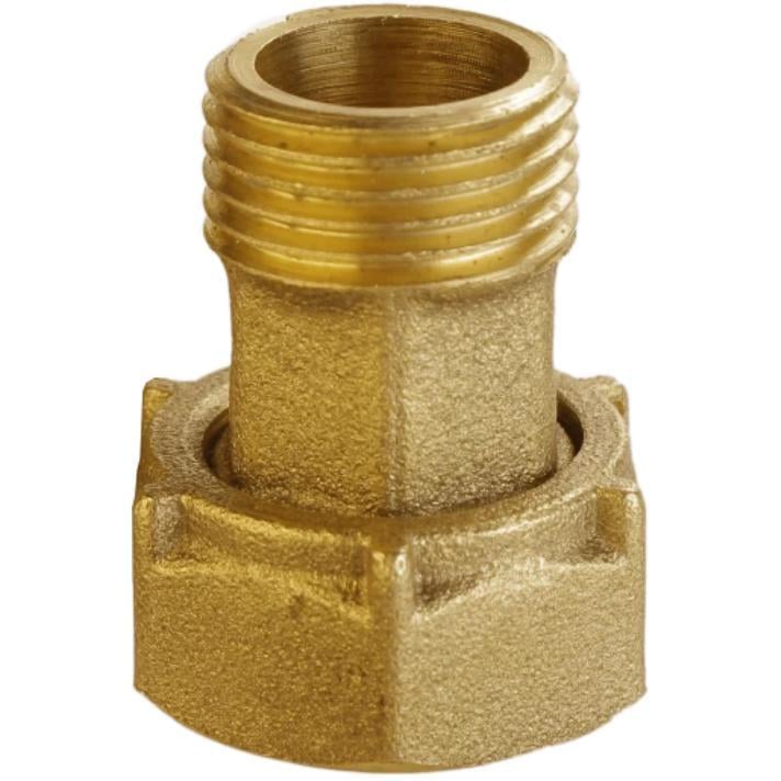 Штуцер для бытовой техники VA Б2705КА латунный 1/2"ВР х 3/8"УР без резиновой прокладки (000028039)