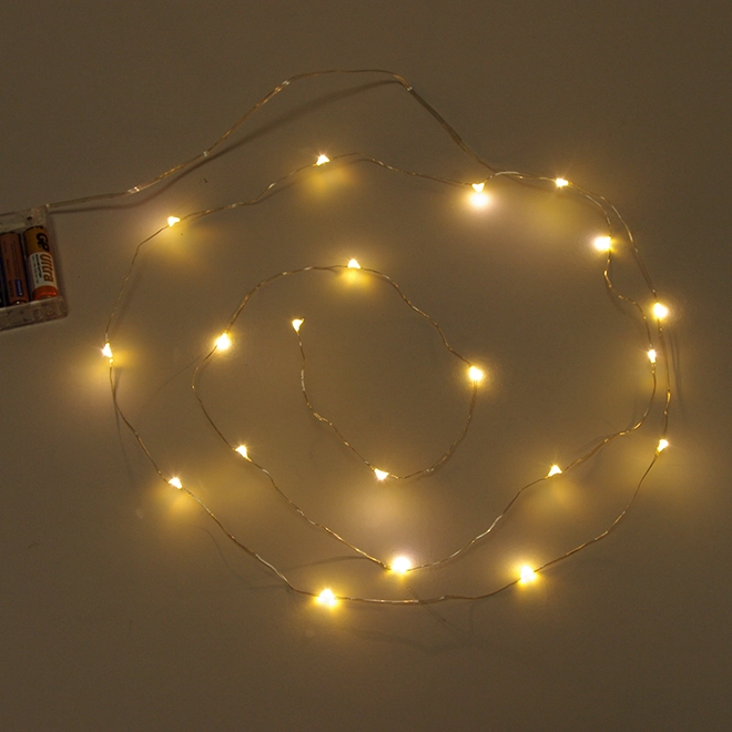 Підсвічування LED тепле світло 20 світлодіодів 2 м (25438) - фото 1 Підсвічування LED тепле світло 20 світлодіодів 2 м (25438) - фото 1