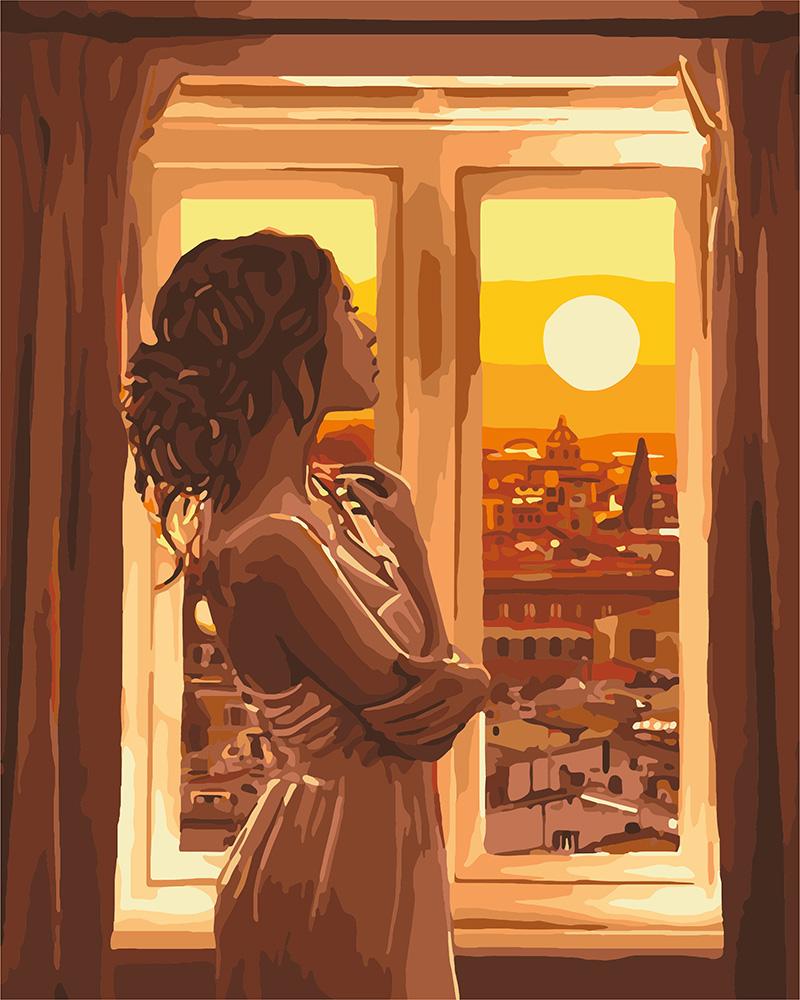 Картина по номерам Идейка "Золотой рассвет" 40х50 см (KH4648)