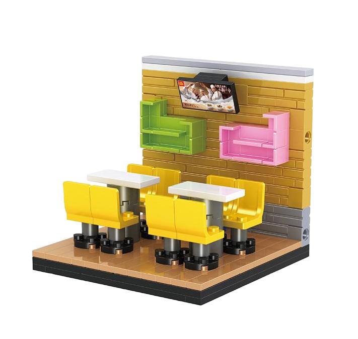 Конструктор Limo Toy Creator HSANHE Ресторан McDonalds 5в1 серия №2 183 детали (14116399)